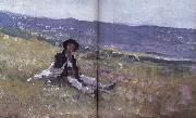 Nicolae Grigorescu Young Shepherd oil painting on canvas